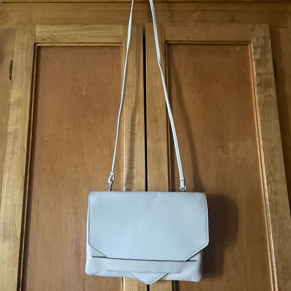 Banana Republic- white leather purse